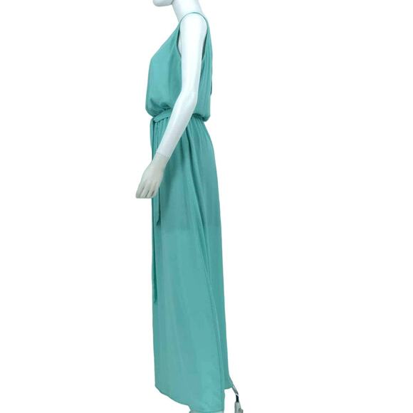 Show Me Your Mumu Women Kendall Maxi Sleeveless Dress Sea Glass Medium - Picture 6 of 7